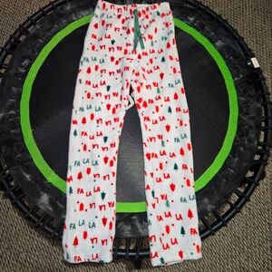Fuzzy Christmas Pajama Pants Small